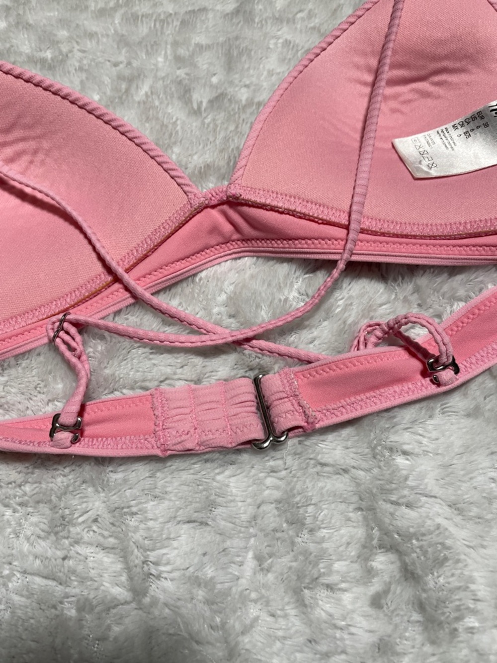 H&M Multi-Way Padded Ribbed Triangle Bikini Top - Picture 6 of 10